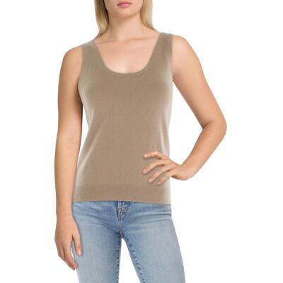 

Женский коричневый кашемировый топ на бретелях Lauren Ralph Lauren, рубашка  BHFO 8425, Camel