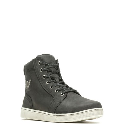 Pre-owned Harley-davidson Men's 5" Bateman Metal Riding Boot Black - D93724, Black