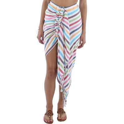 

Just BEE Queen Женское белое пляжное платье в полоску для бассейна  BHFO 2312, Белый