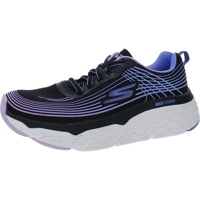 

Skechers Womens Max Cushioning Elite-Galaxy Burst Black 8 Medium (B,M) 0004, Black/purple