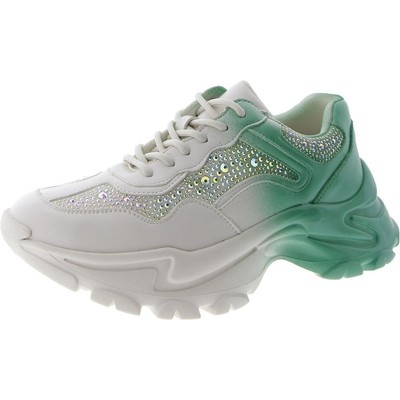 Steve Madden Женские повседневные и модные кроссовки из кожи Джейден BHFO 4347