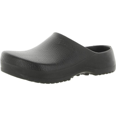

Женские черные кожаные сабо без шнуровки Birkenstock 39, средние (B,M) BHFO 3902, Черный