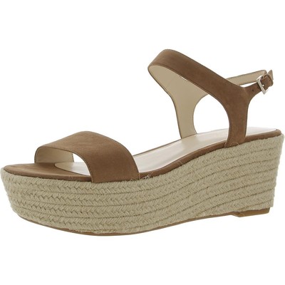 Женские босоножки на танкетке Nine West Flownder Tan, размер 10,5, средний (B, M), BHFO 5543