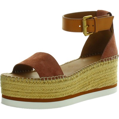 Женские босоножки See by Chloe SB32201A коричневого цвета на танкетке, средний размер 38 (B,M), BHFO 5774