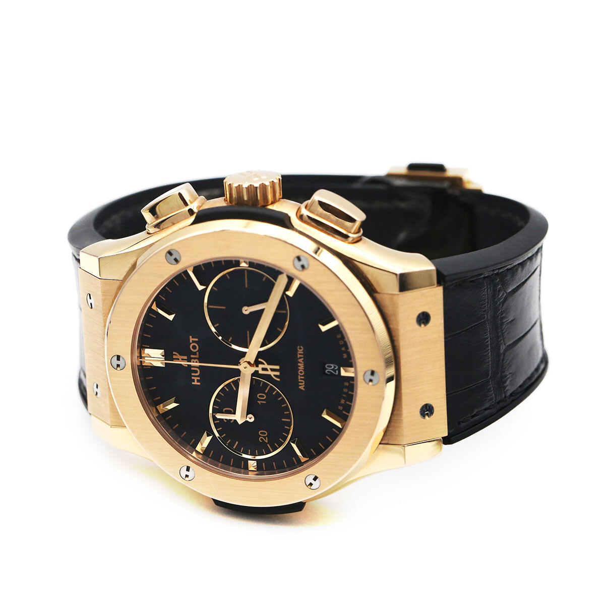 hublot classic fusion chronograph king gold