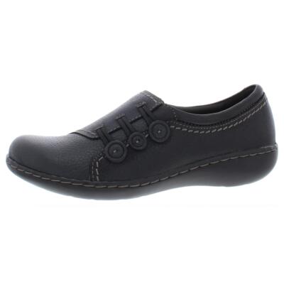 

Женские сабо без шнуровки Clarks Ashland Effie из шагреневой кожи BHFO 1717, Черный, Ashland Effie