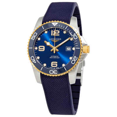 Мужские часы Longines HydroConquest с автоматическим синим циферблатом L3.781.3.96.9