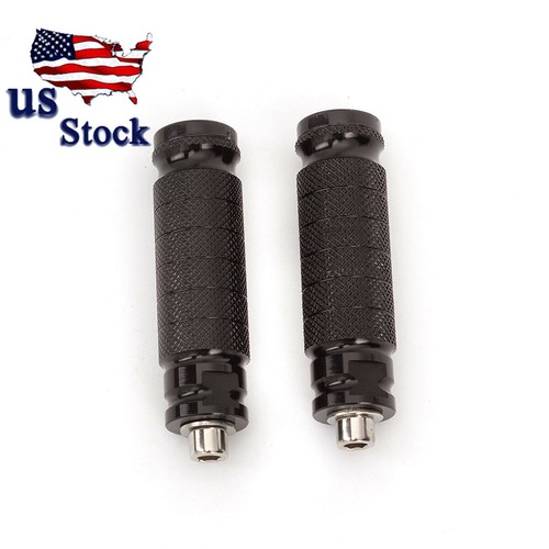 CNC Black Motorcycle Foot Pegs Rear set Footrest Racing Peda