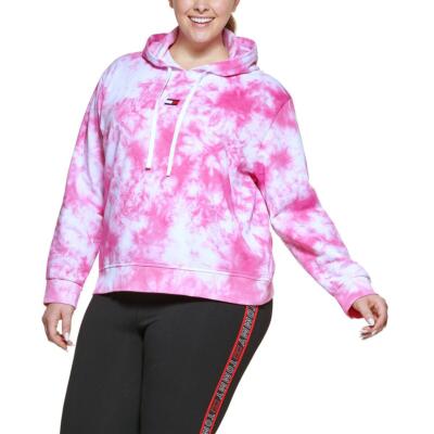 

Женская розовая толстовка с капюшоном Tommy Hilfiger Sport Plus  BHFO 2163, Electric magenta