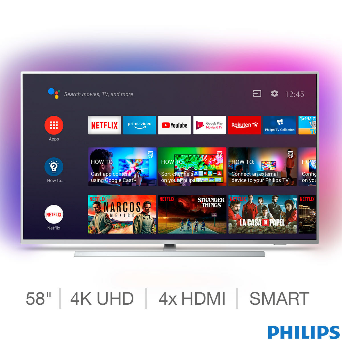 philips smart tv google assistant
