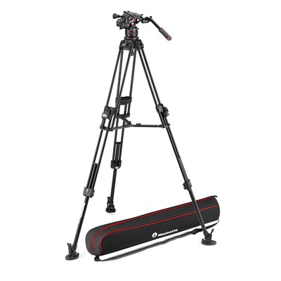 Жидкая видеоголовка Manfrotto Nitrotech серии 612 со штативом 645 FAST на двух ножках Al
