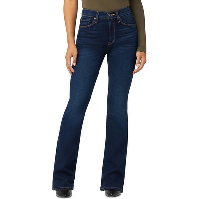 Джинсы с высокой посадкой Hudson Womens Barbara Blue Denim Dark Wash Bootcut 23 BHFO 5128