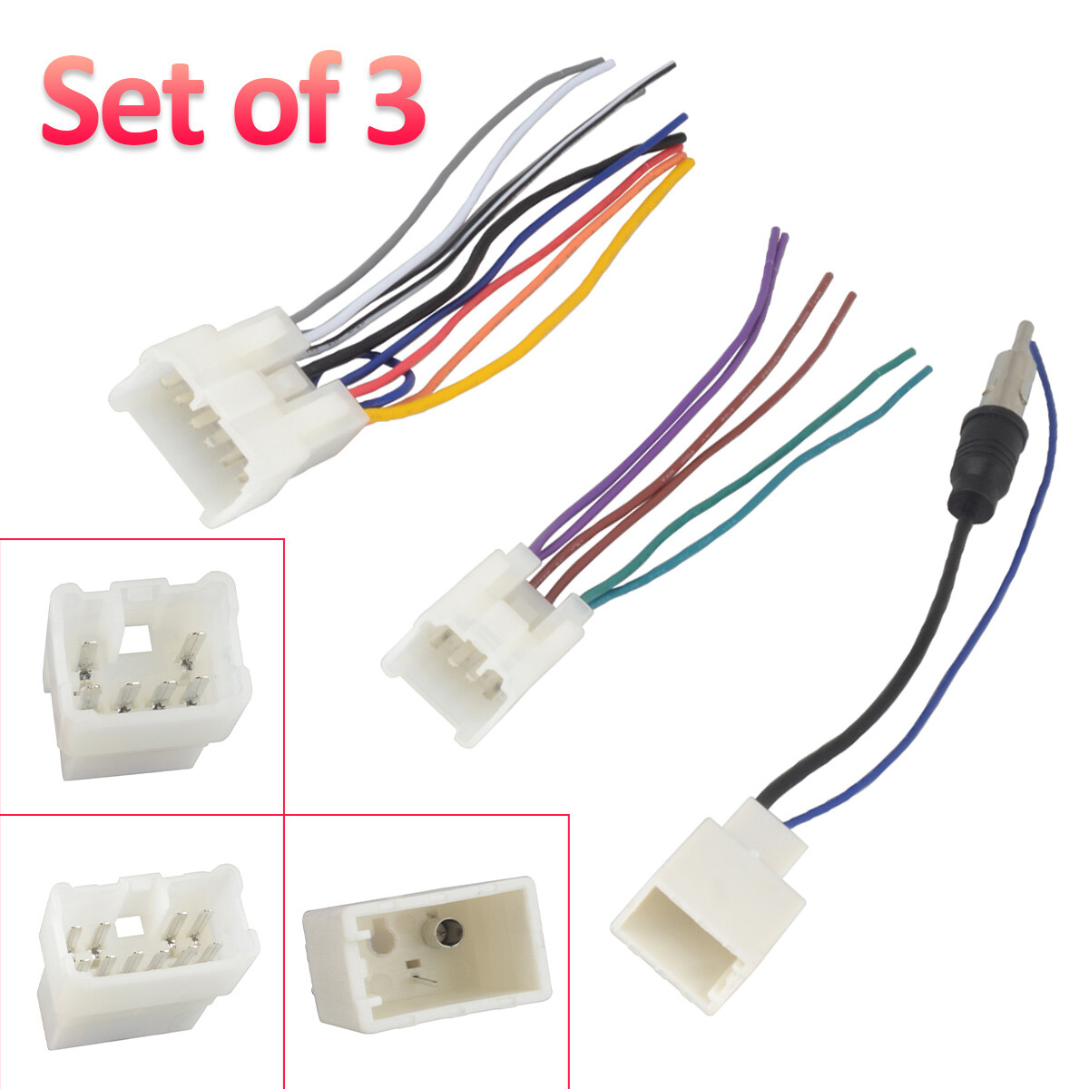 Aftermarket Car Stereo Double Din Radio Install Kit & Wires 