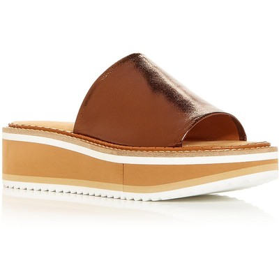 

Женские сандалии Clergerie Paris Fastie 7 Bronze Slide 39.5 Medium (B,M) BHFO 5438, Agneau metal, Fastie 7