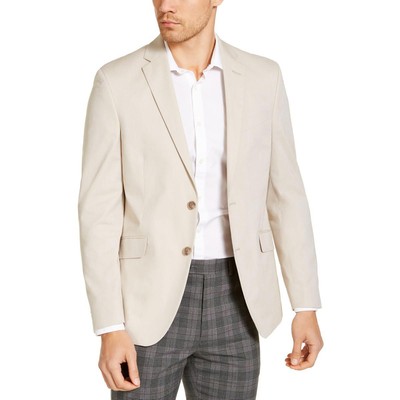 

Мужской бежевый приталенный пиджак в спортивном стиле Kenneth Cole  BHFO 4414, Tan