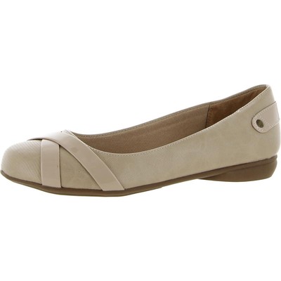 

LifeStride Женские балетки Adalene Taupe, ширина 8,5 (C,D,W) BHFO 2847, Taupe lizard/patent, Adalene