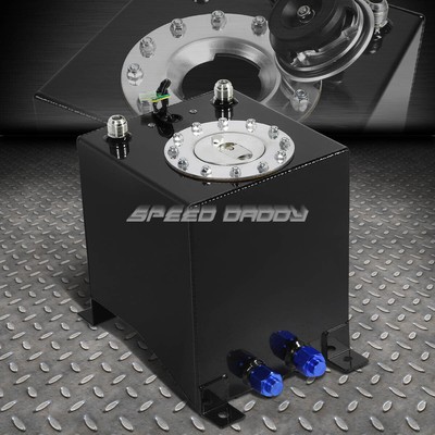 АЛЮМИНИЕВЫЙ ТОПЛИВНЫЙ БАК ДЛЯ ГОНОК/ ДРИФТА ОБЪЕМОМ 2,5 ГАЛЛОНА/ 9,5 л С ЧЕРНЫМ ПОКРЫТИЕМ + КРЫШКА + ДАТЧИК УРОВНЯ