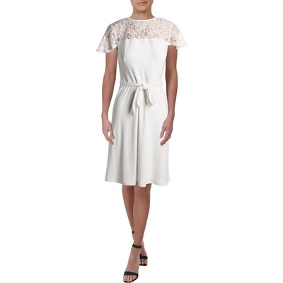 

Женское белое кружевное вечернее платье Lauren Ralph Lauren Allie  BHFO 4030, Белый