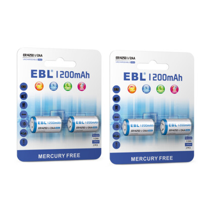 EBL AA AAA CRP2 CR123A CR2 2CR5 Lithium Batteries LOT High Capacity EXP 2033
