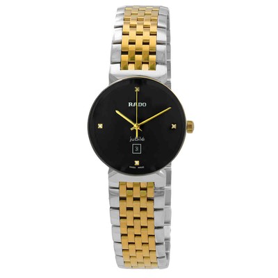 Женские часы Rado Florence Quartz Diamond с черным циферблатом R48913703