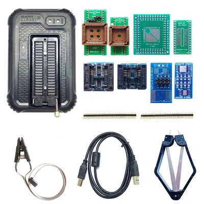 Xgecu TL866II Plus Upgraded Xgecu T48 Programmer 8 Adapters USB EPROM Flash B...