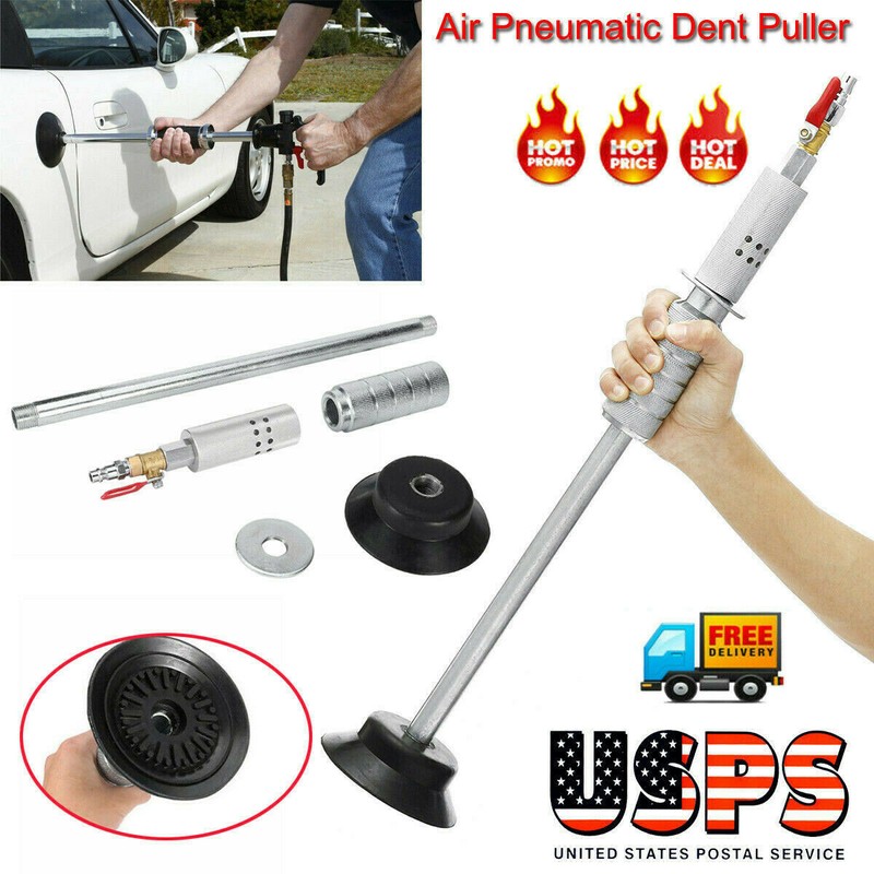 Air Pneumatic Dent Puller Car Auto Body Repair Suction Cup Slide Tool Hammer Kit Ebay