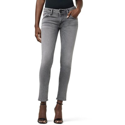 Джинсы-скинни из стрейчевого денима средней посадки Hudson Womens Collin серого цвета 27 BHFO 1903