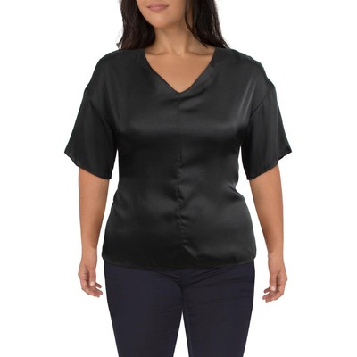 

Женская черная рубашка с двойным V-образным вырезом Jones New York, топ S BHFO 0591, Jones black