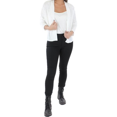 

Женский белый многослойный кардиган Kasper с открытым передом, свитер, топ  BHFO 6983