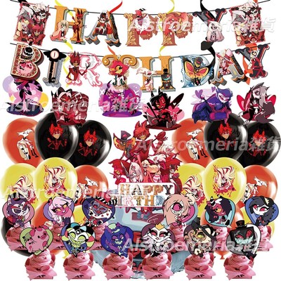 Hazbin Hotel Birthday Decoration Anime Goods Character Charlie Helluva Boss