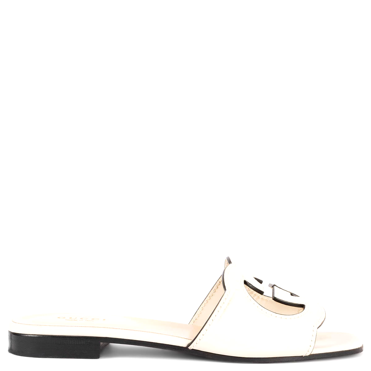 GUCCI ミュール Gucci Black GG Web Thong Slippers - Size 43.5 ○ Labellov