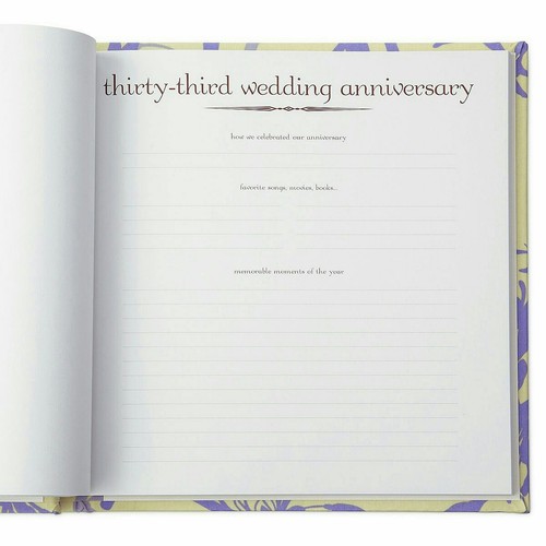 Wedding Anniversary Journal, 50 Year Photo Scrapbook Album, 10