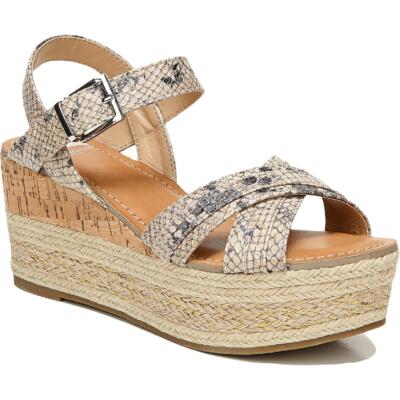 

Женские черные туфли на танкетке Fergalicious от Fergie Pounce 5,5, средние (B,M) BHFO 4605, Natural boa snake, Pounce