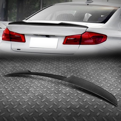ДЛЯ 17-21 BMW 5-SERIES СЕДАН ИЗ УГЛЕРОДНОГО ВОЛОКНА M4 DUCK BILL ЗАДНИЙ СПОЙЛЕР КРЫШКИ БАГАЖНИКА