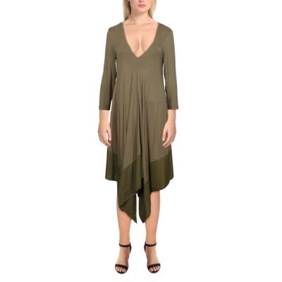 

Женское трикотажное дневное макси-платье Gracia Gracia BHFO 3575, Olive