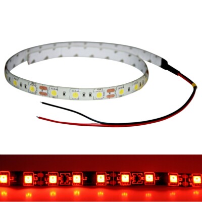Light Strip Flexible Flat LED Waterproof Car/Boat/Motorcycle Universal 12V DC
