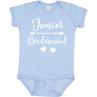 Inktastic Junior Bridesmaid Bridal Party Wedding Baby Bodysuit Jr Shower Arrow