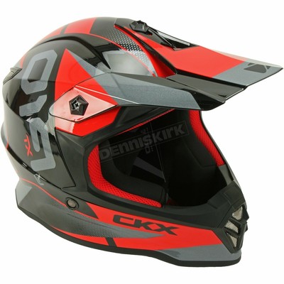 CKX Youth Black/Red/Dark Silver TX019Y Force Helmet ( Kids S / Small ) 512792