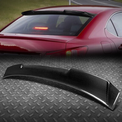 ДЛЯ 06-13 LEXUS IS250/350 СЕДАН СПОЙЛЕР НА КРЫШЕ ЗАДНЕГО ЛОБОВОГО СТЕКЛА ИЗ УГЛЕРОДНОГО ВОЛОКНА