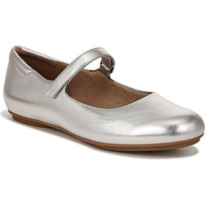 Женские туфли Naturalizer Maxwell MJ Silver Mary Janes 5.5 среднего размера (B,M) BHFO 7122