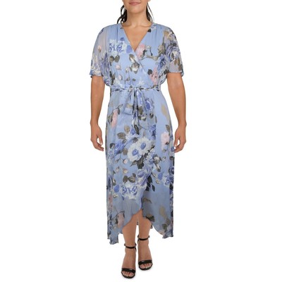 

Женское синее шифоновое платье макси Jessica Howard  BHFO 4270, Blue z