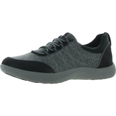 

Женские двухцветные кроссовки без шнуровки Clarks Adella Holly, черные 5, Black textile, Adella Holly