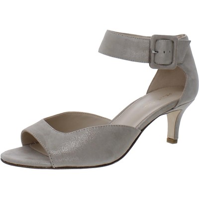Pelle Moda Womens Berlin Taupe Kitten Heels Shoes 8.5 Medium (B,M) BHFO 8087