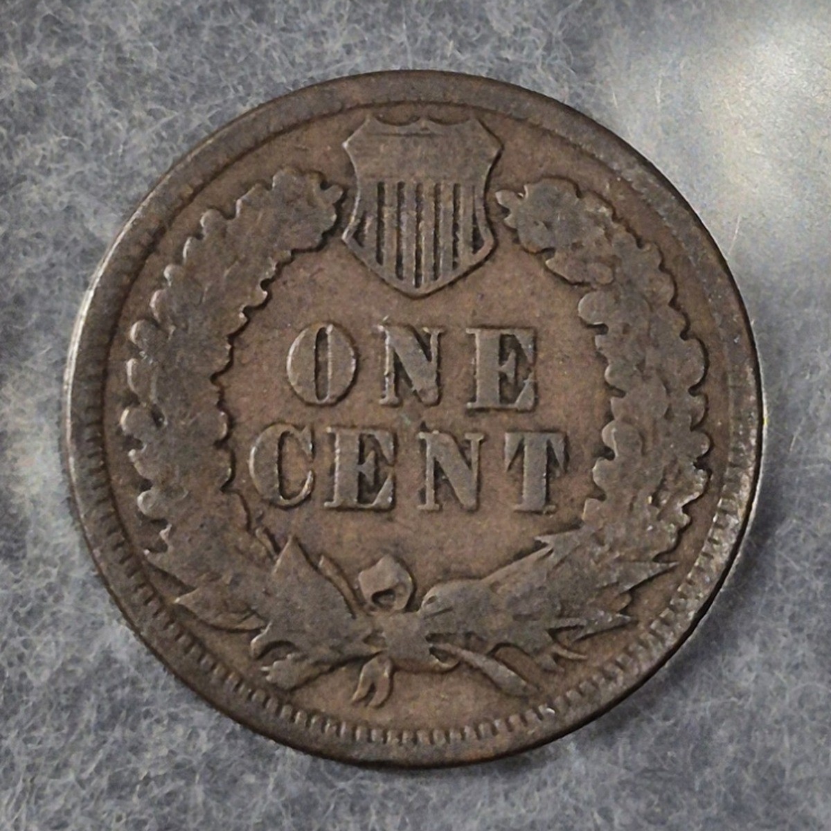 1893 Indian Head cent reverse