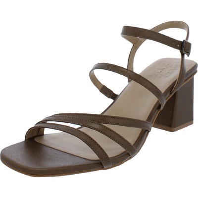 Женские кожаные туфли на каблуке Naturalizer Niko Bronze 11 среднего размера (B,M) BHFO 3484