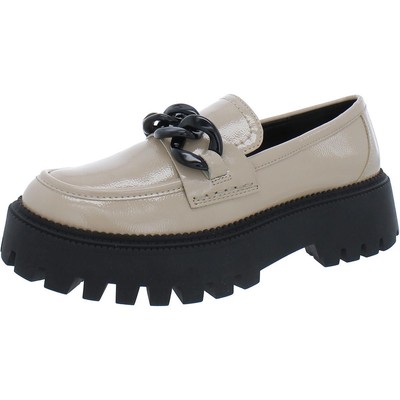 Dolce Vita Womens LARAZZO Ivory Round Toe Loafers 5 Medium (B,M) BHFO 8811