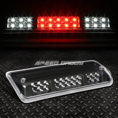 [2-РЯДНЫЙ СВЕТОДИОДНЫЙ ИНДИКАТОР]ДЛЯ 04-08 Ford F150 LOBO ТРЕТИЙ ЗАДНИЙ СТОП-СИГНАЛ ГРУЗОВОЙ ФОНАРЬ ЧЕРНЫЙ