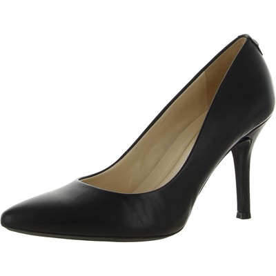 

Женские черные кожаные туфли-лодочки Nine West Fifth 9x9 8 Medium (B,M) BHFO 9429, Black leather