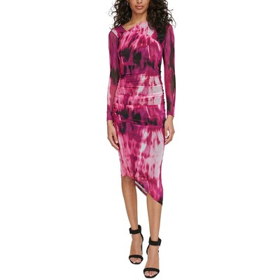 Женское розовое миди-платье Calvin Klein на подкладке L BHFO 7972