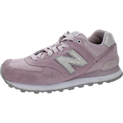 

New Balance Womens 574 Pink Кроссовки для бега 6.5 Medium (B,M) BHFO 4589, Розовый